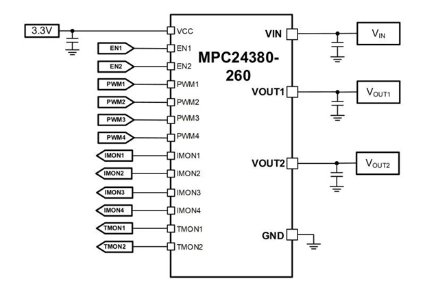MPC24380典型应用图